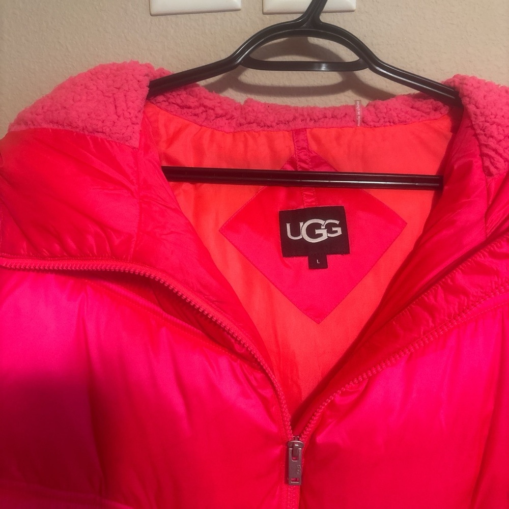 UGG Pink Puffer Jacket - Picture 2 of 5
